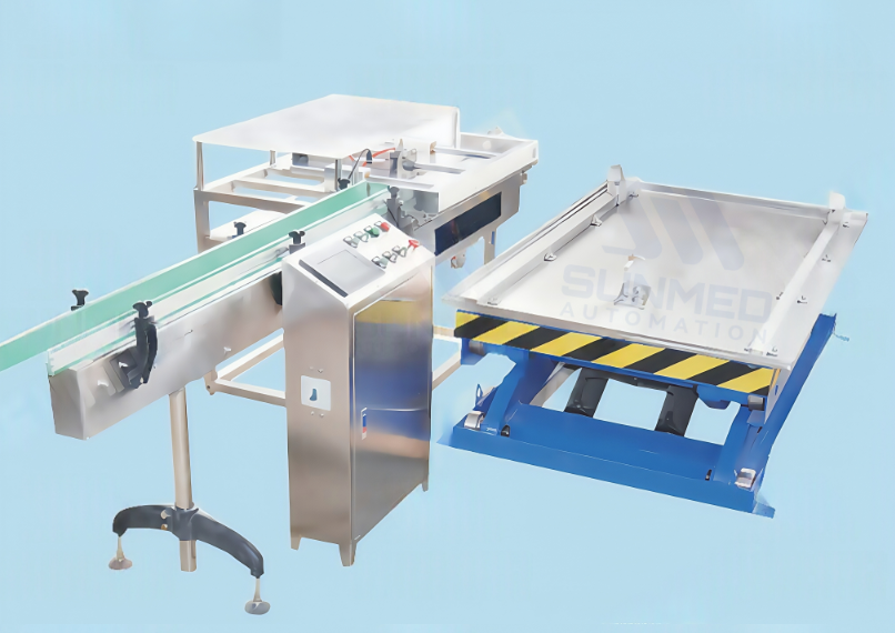 Bottle loading and unloading system